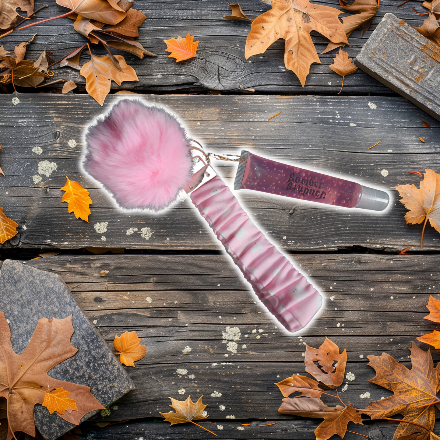 Spooky Wristlet Lip Gloss Keychains