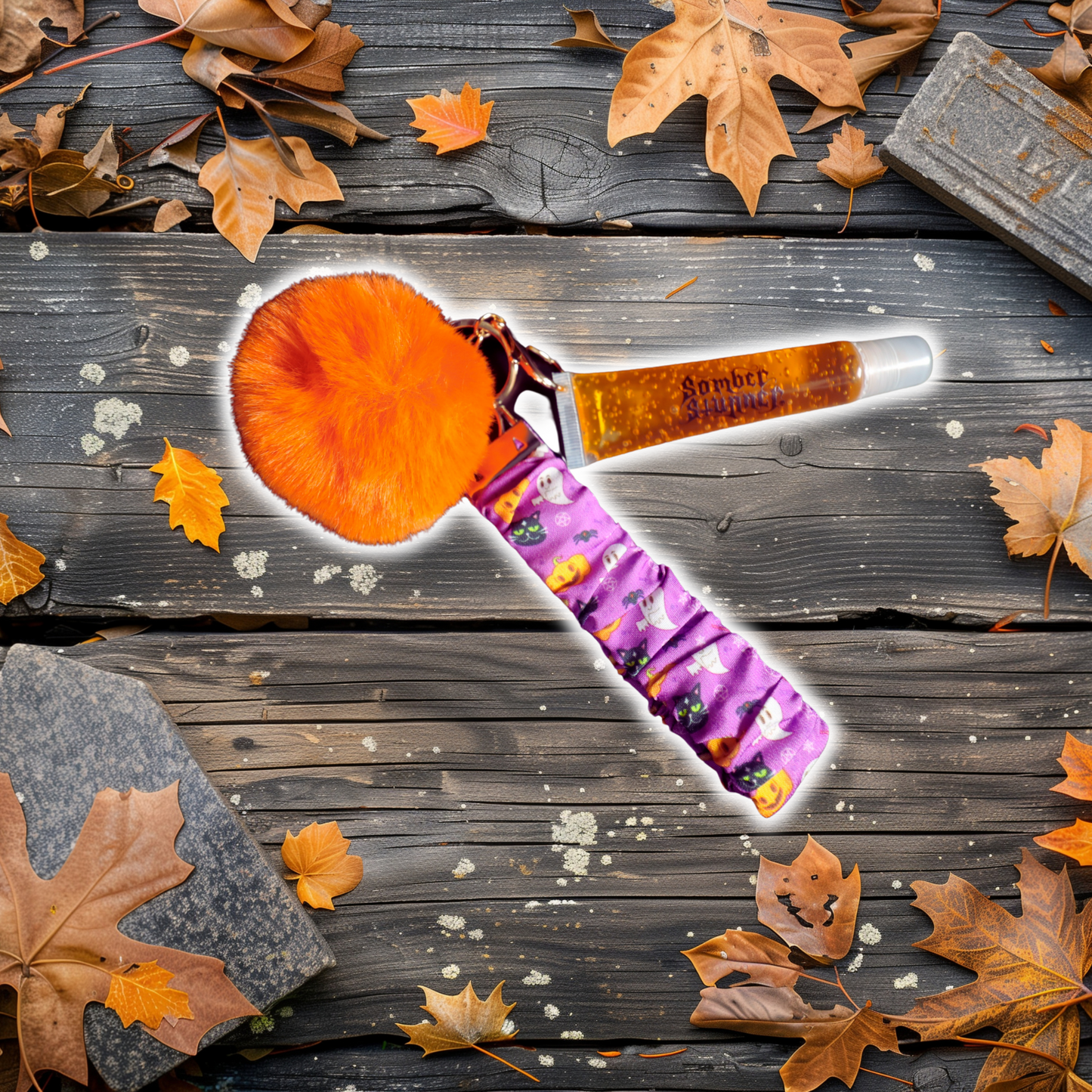 Spooky Wristlet Lip Gloss Keychains