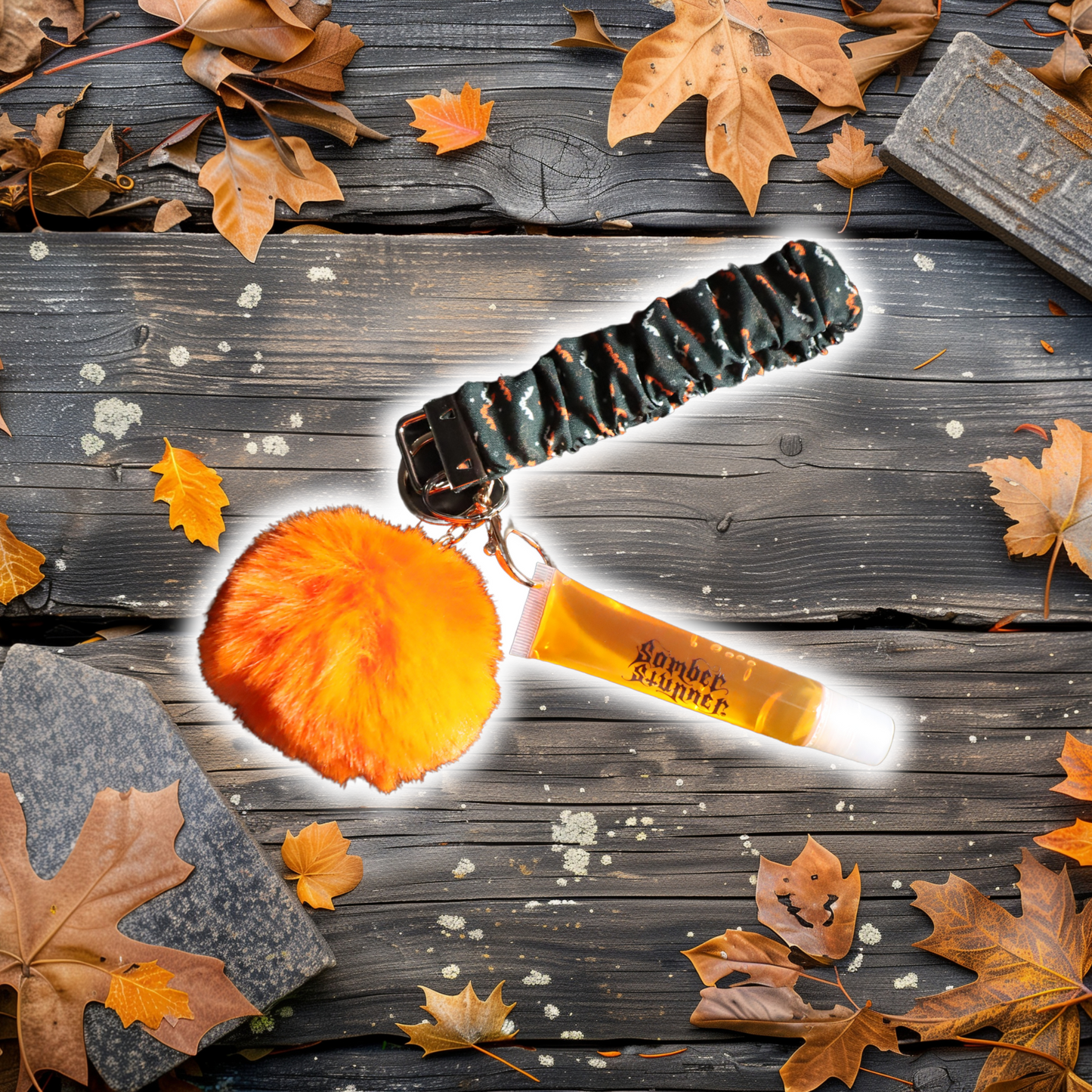 Spooky Wristlet Lip Gloss Keychains