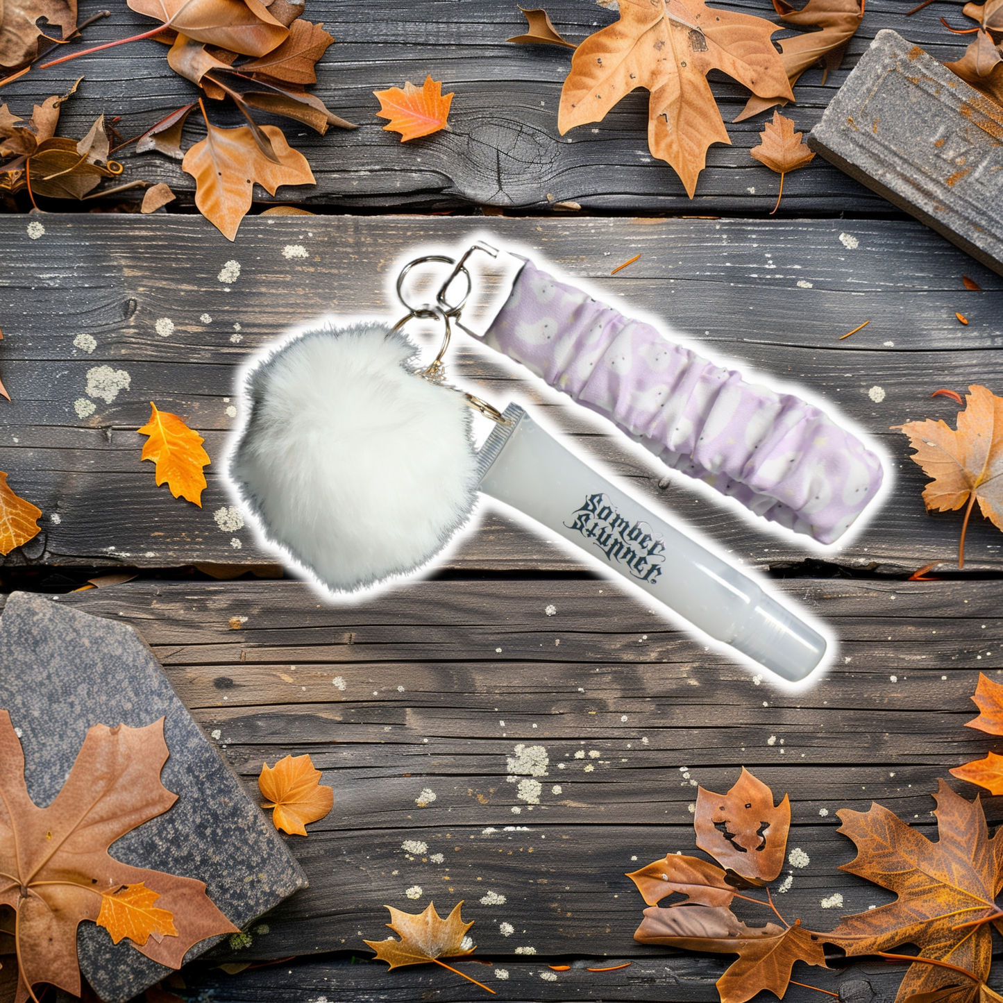 Spooky Wristlet Lip Gloss Keychains