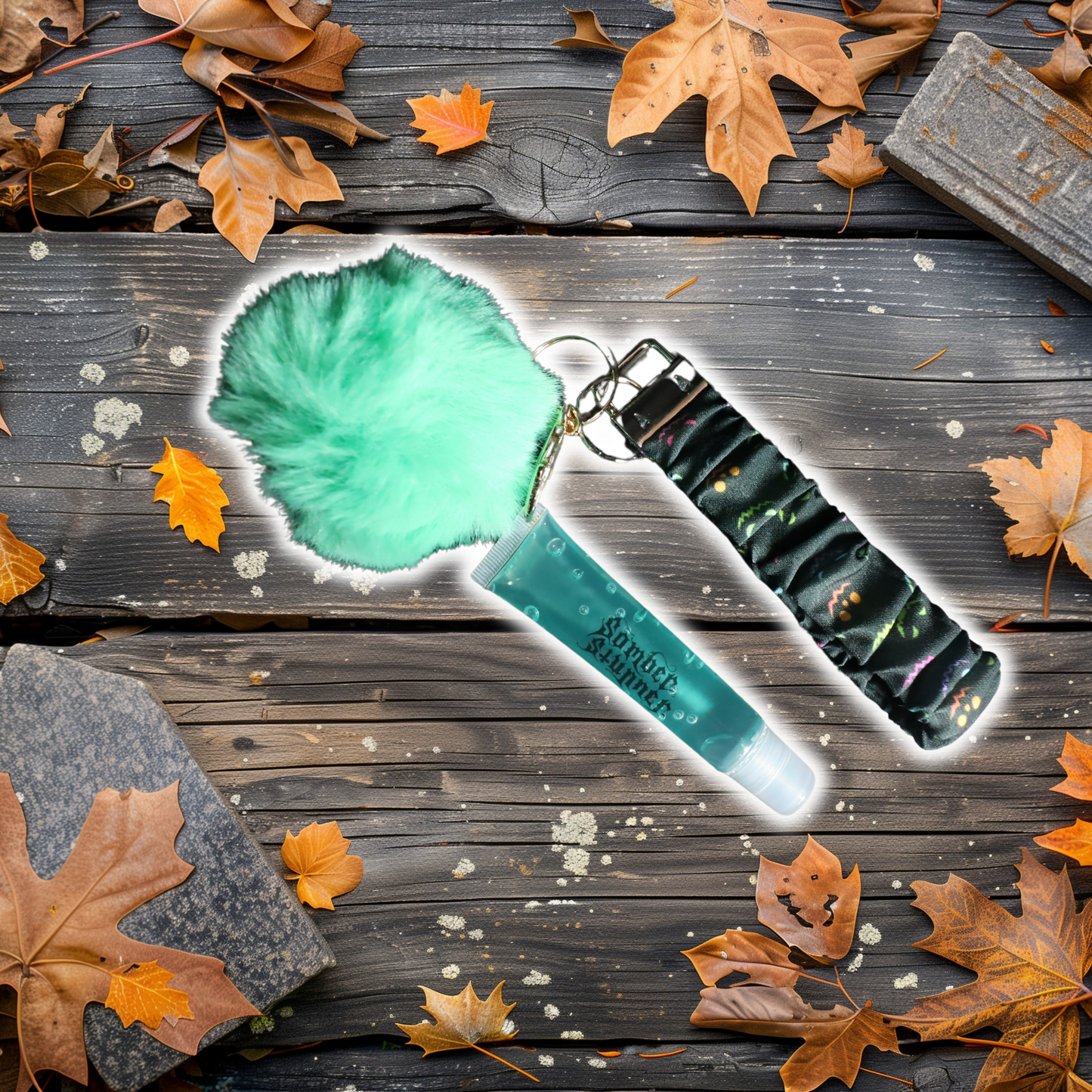 Spooky Wristlet Lip Gloss Keychains