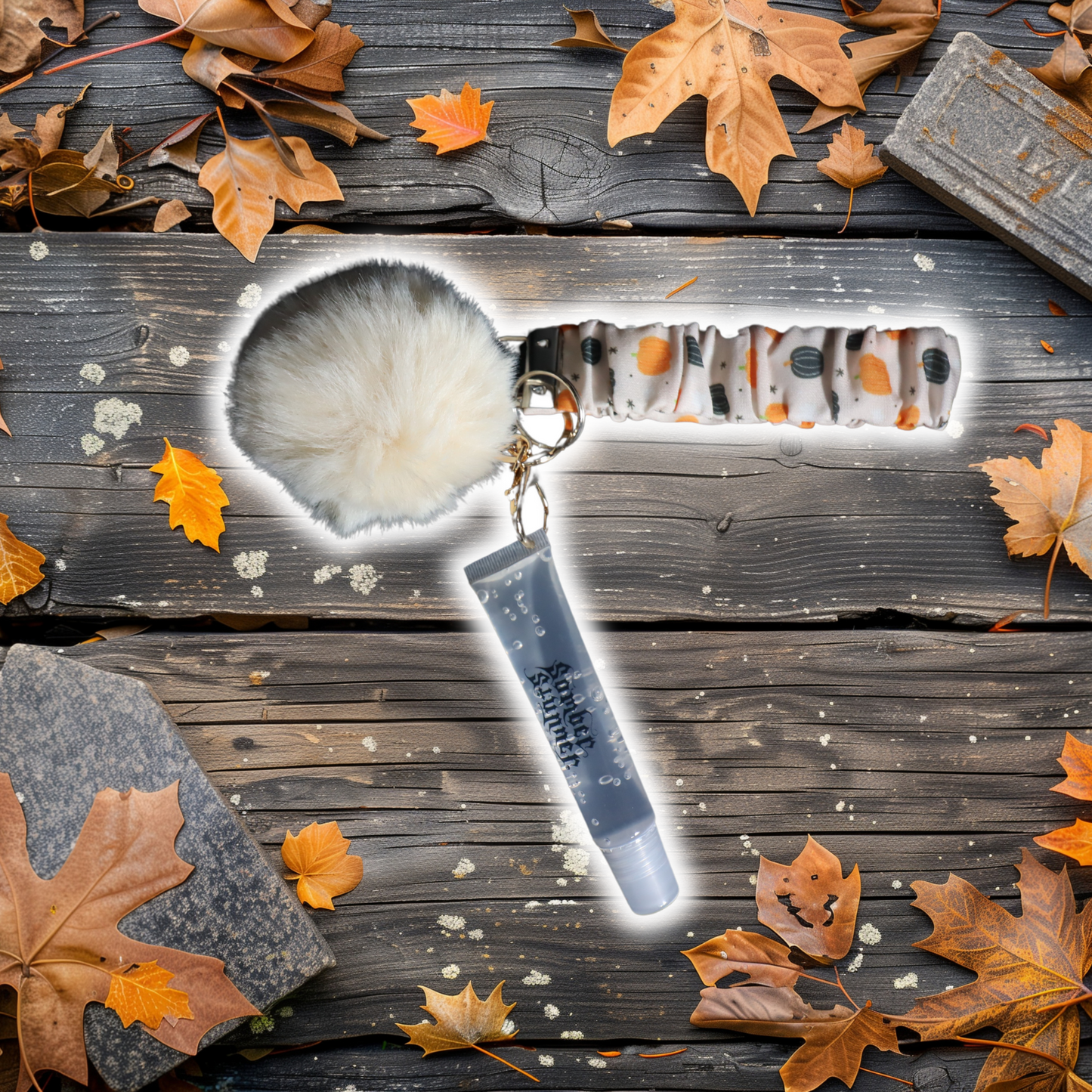 Spooky Wristlet Lip Gloss Keychains