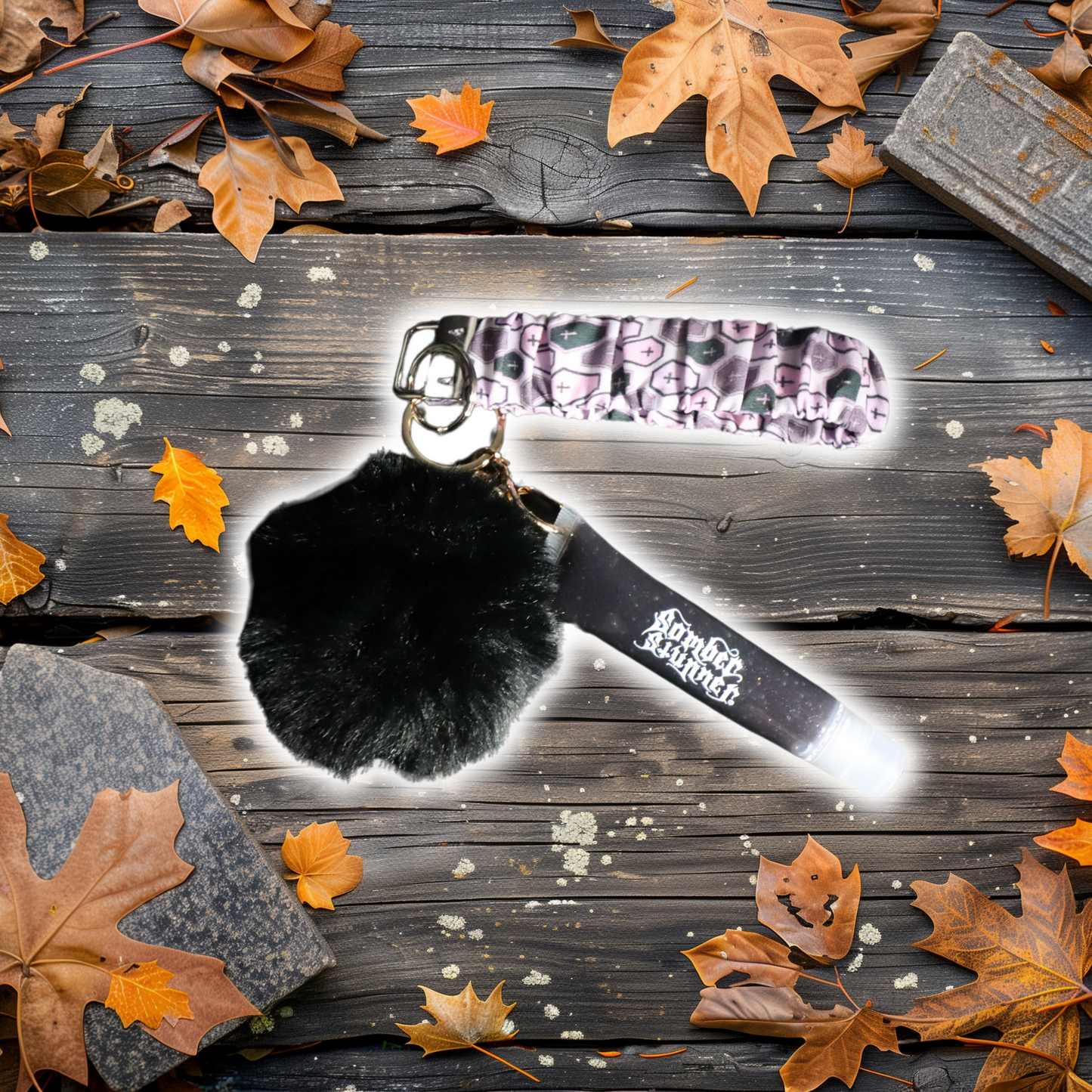 Spooky Wristlet Lip Gloss Keychains