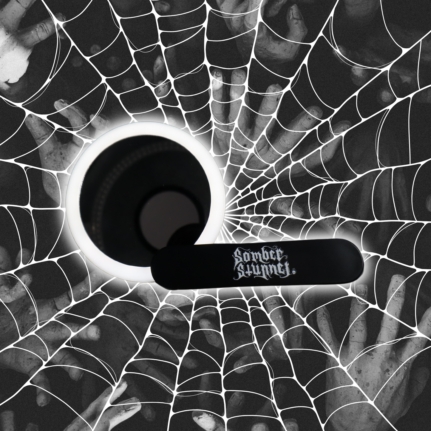 Somber Stunner LED Cosmetic Compact Mirror
